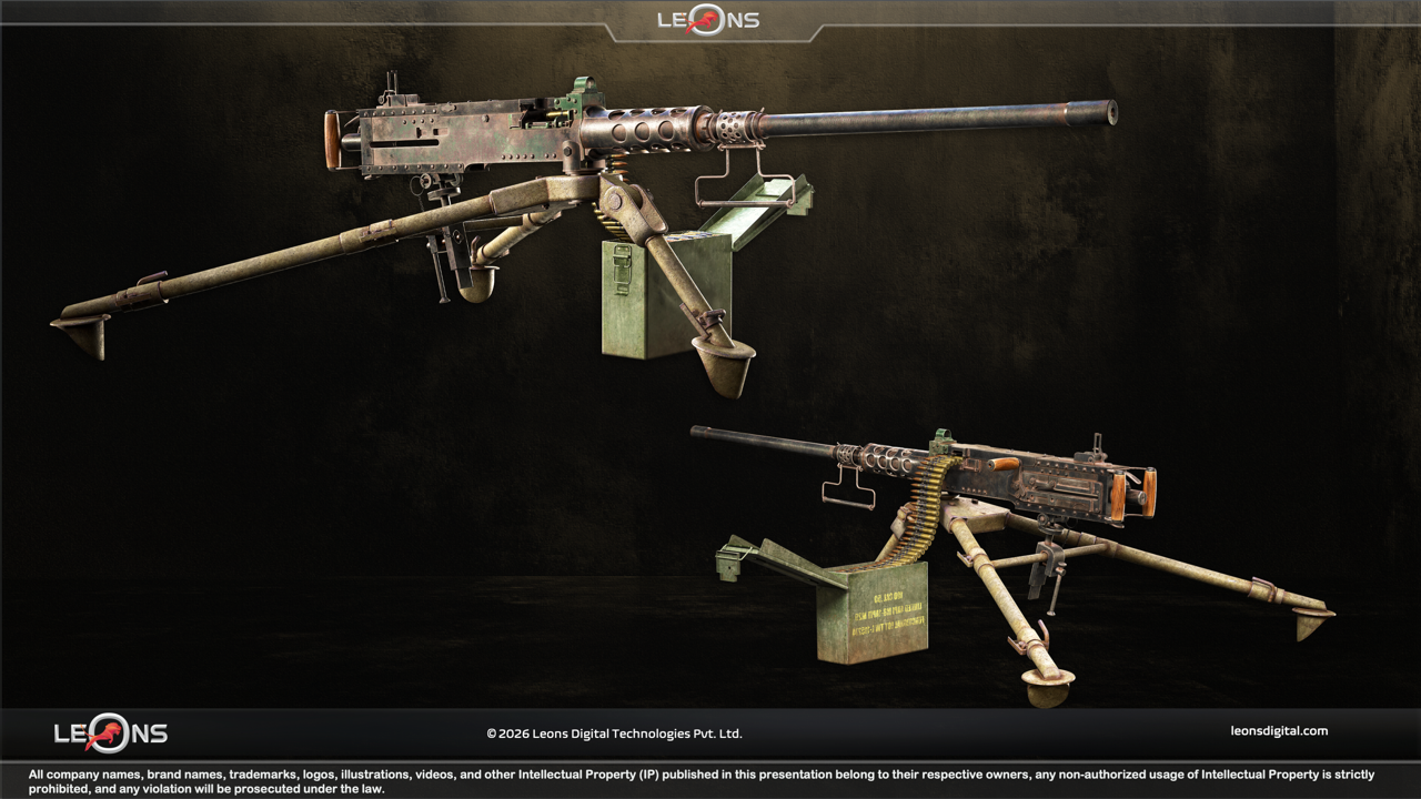 AAA 3D Modern Military Weapons Game Art Assets